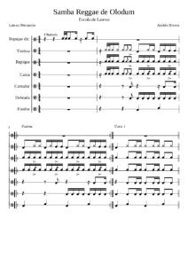 Samba reggae de Oludum Escola de Latexo